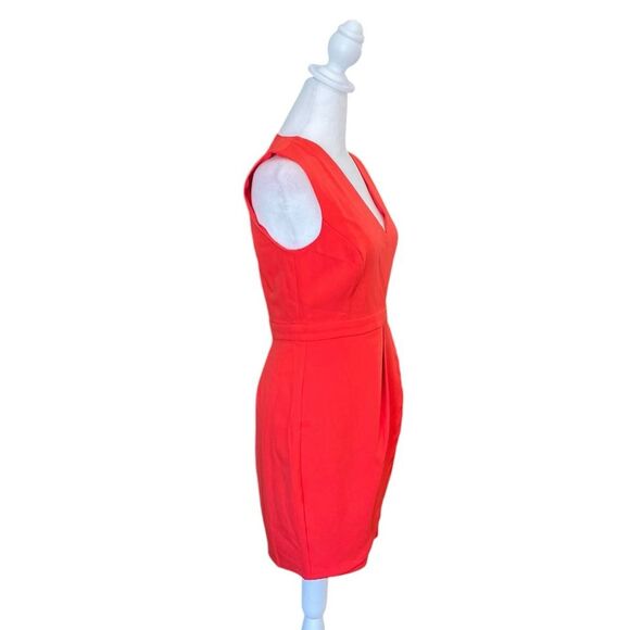BCBGMaxAzria Sleeveless Red Mini Dress Womens Size 4 NWT - Picture 3 of 13